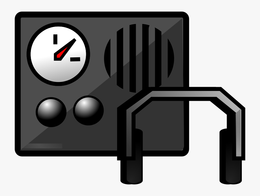 Free Radio Simple - War Radio Clip Art, Transparent Clipart