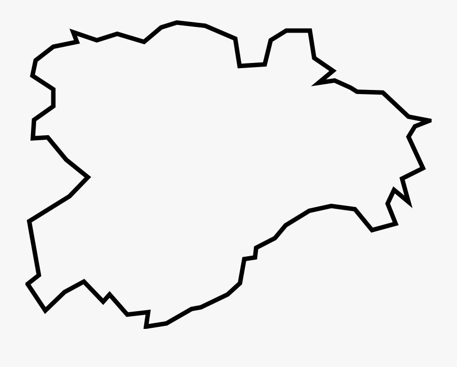 Castilla Y Leon 01 - Blank Island Map Clipart, Transparent Clipart