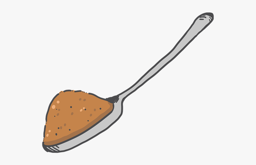 Spoon, Sugar, Sweet, Brown Sugar, Food - Sugar Spoon Clipart Png, Transparent Clipart