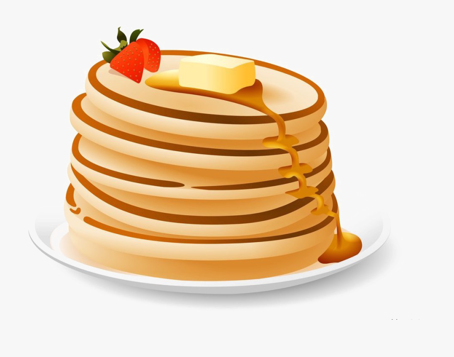 Cake,flan,bavarian - Pancakes Clipart Png, Transparent Clipart