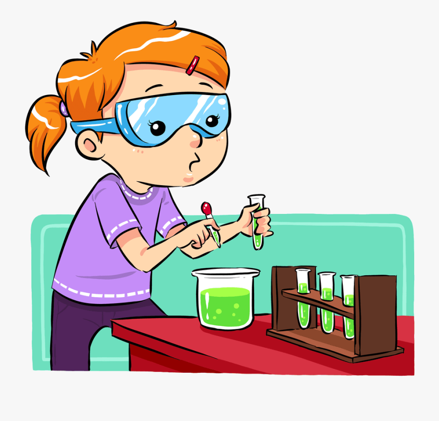 Doing Experiments Cartoon, Transparent Clipart
