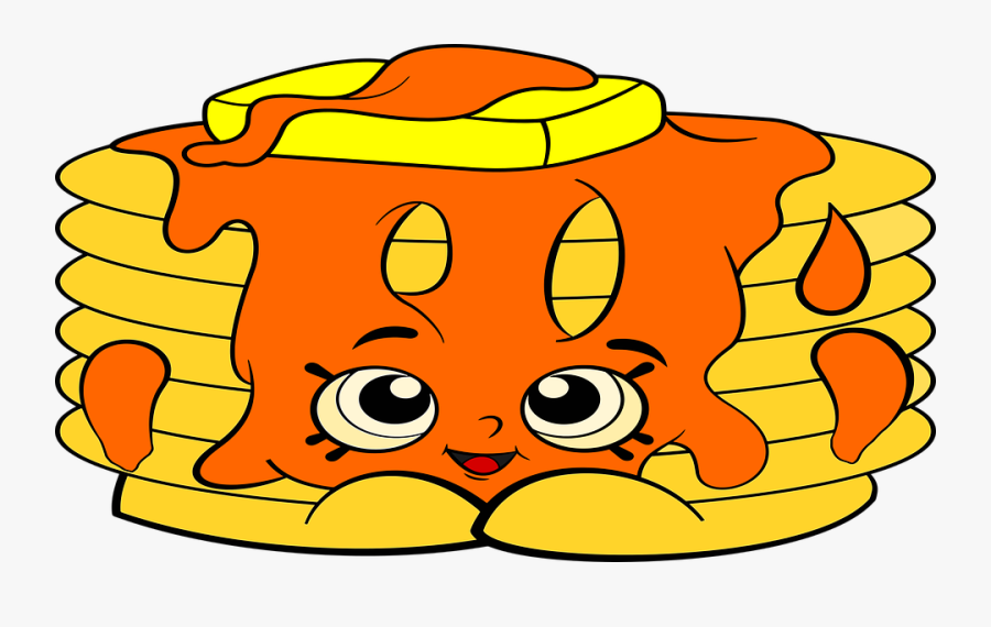 Pancakes, Food, Pancake, Breakfast - Cartoon Mini Pancake Png, Transparent Clipart
