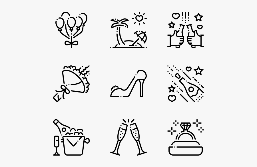 Wedding - Disabled Icon, Transparent Clipart