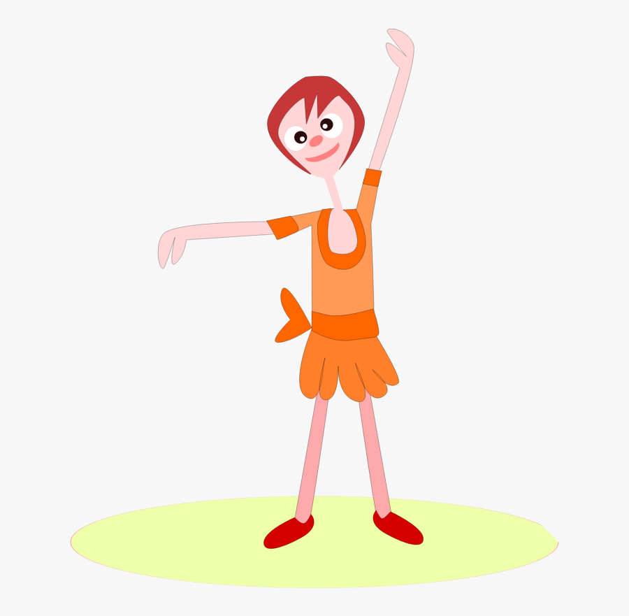 Ballerina - Niña Bailando Png, Transparent Clipart