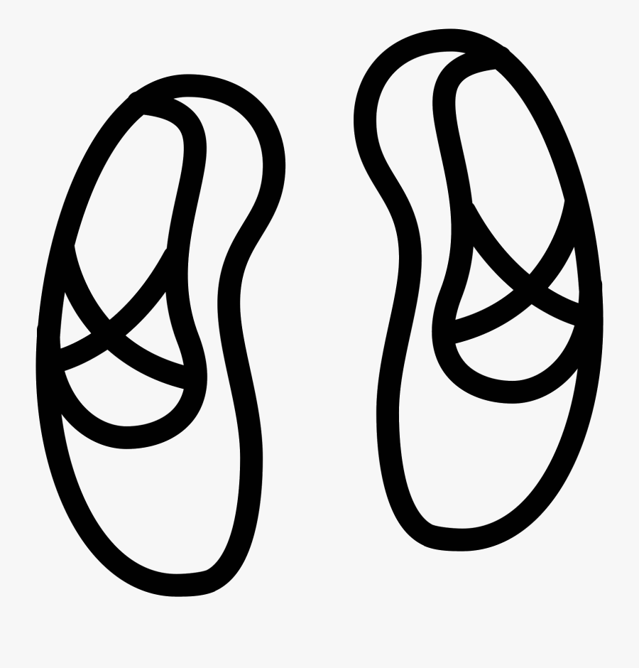 Transparent Ballet Shoes Clip Art - Ballet Shoe Clip Art, Transparent Clipart