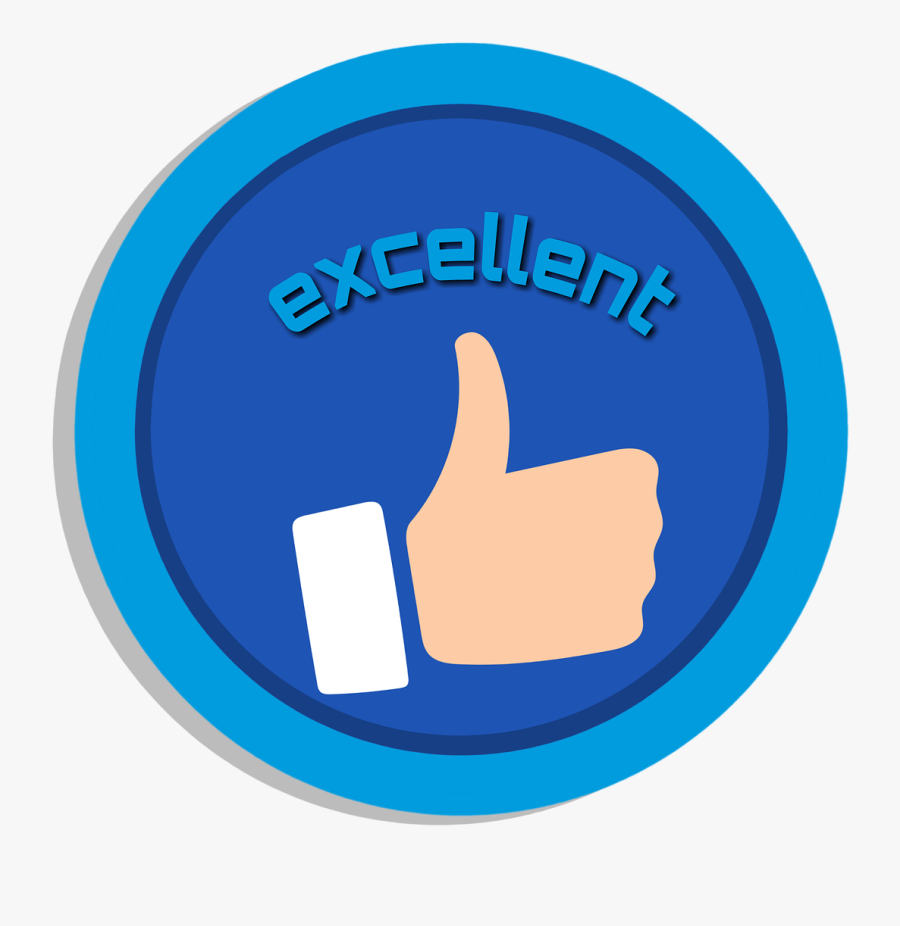 Like, Motivation, Word, Excellent, Blue, Icon, Clipart - Excellent Clipart, Transparent Clipart