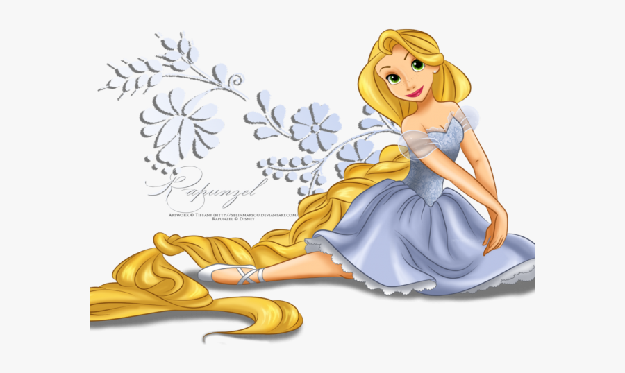 Rapunzel Clipart Ballerina - Disney Princess Ballerina Rapunzel, Transparent Clipart