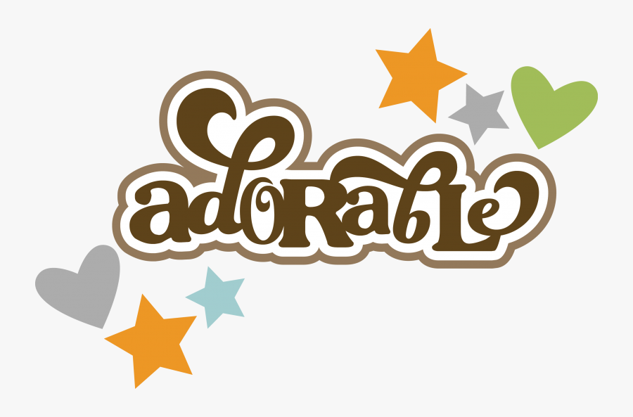 Clip Art Poster Title - Adorable Title, Transparent Clipart