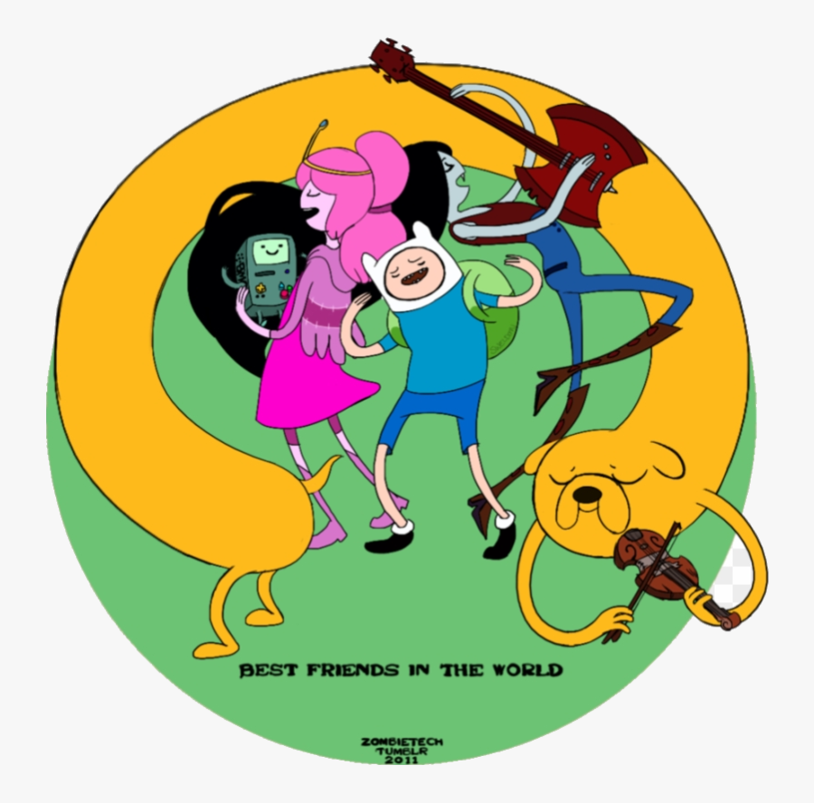 Circle Time Friendship Clipart Clip Arts For Free Cartoon - Adventure Time Best Friends, Transparent Clipart
