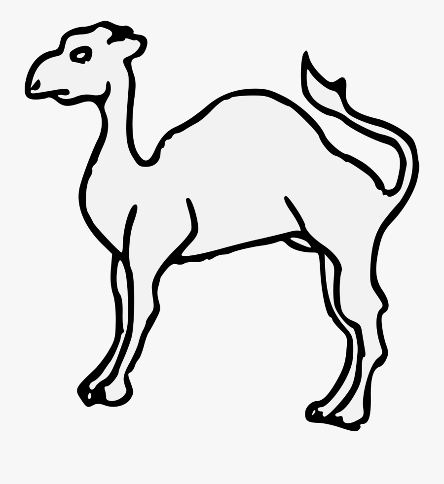 Heraldic Camel, Transparent Clipart