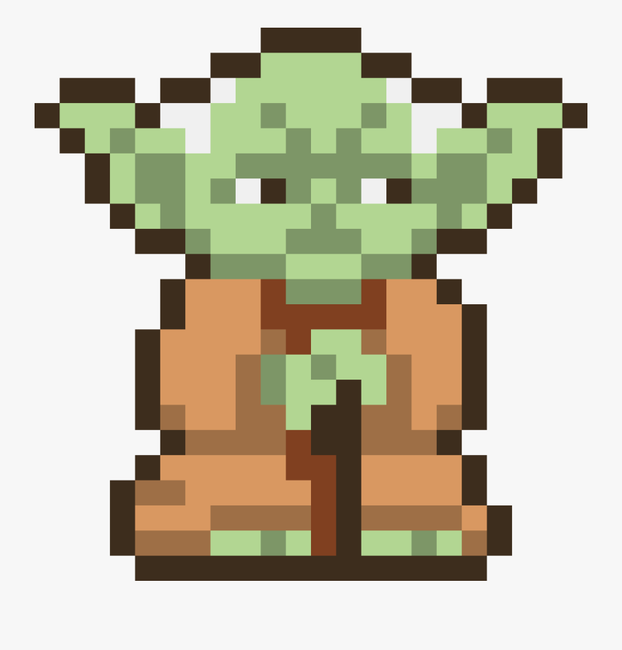 Yoda Pixel Art , Png Download - Yoda Pixel Art Gif, Transparent Clipart
