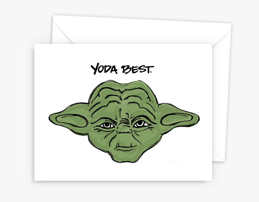 Swars Yoda - Cartoon, Transparent Clipart