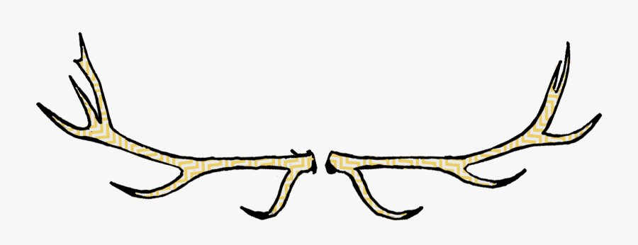 Antler Clipart Border - Divider Clipart With Stars, Transparent Clipart