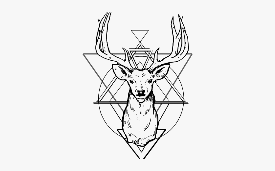 Geometric Tattoo Design, Transparent Clipart