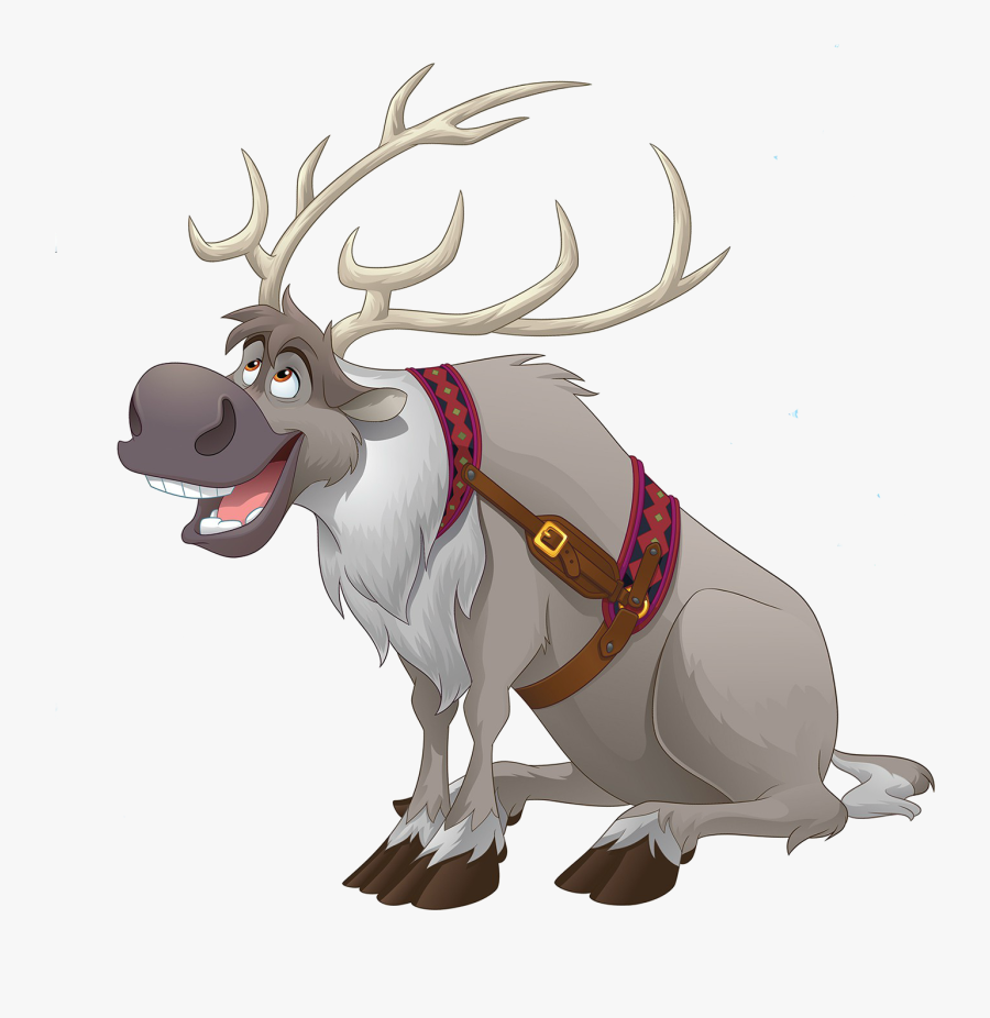 Antler Clipart Sven - Cartoon, Transparent Clipart