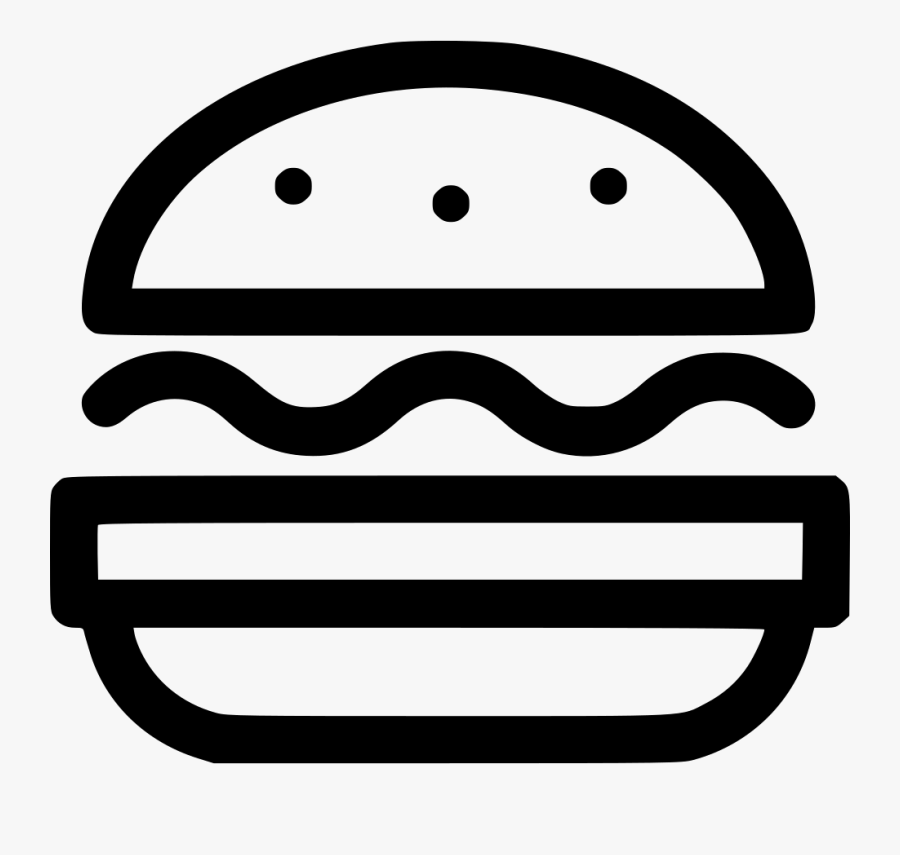 Hamburger Computer Icons Clip Art - Vector Burger Logo Png, Transparent Clipart
