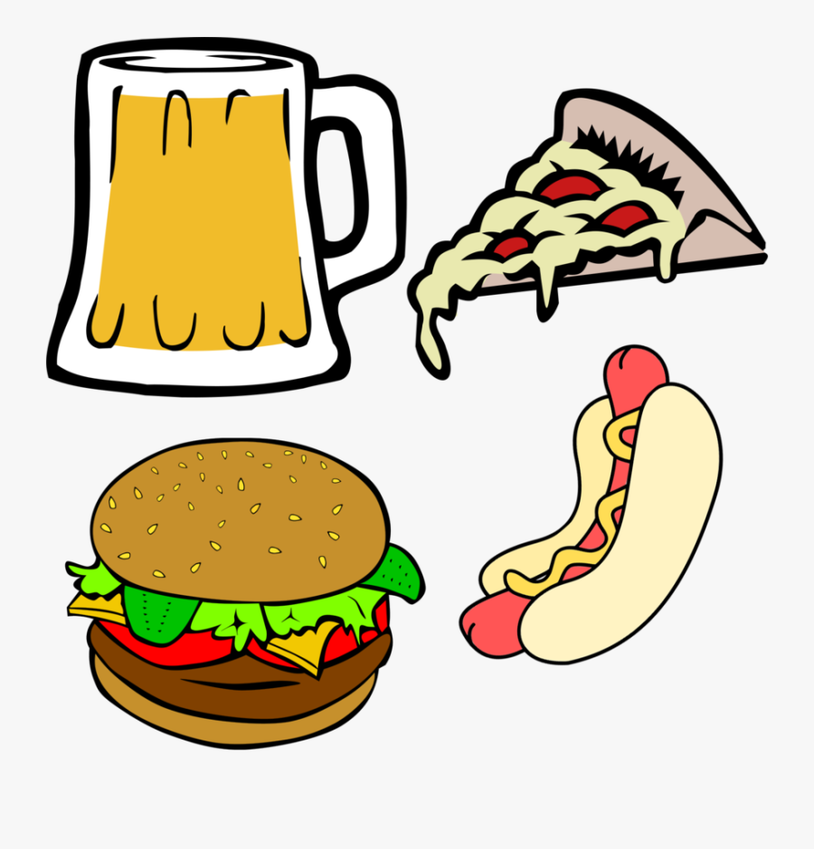 Burger Vector Beer - Funny Puns In English, Transparent Clipart