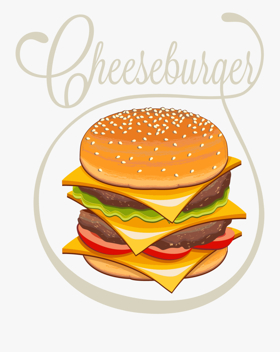 Fast Food Vektörel Logo, Transparent Clipart