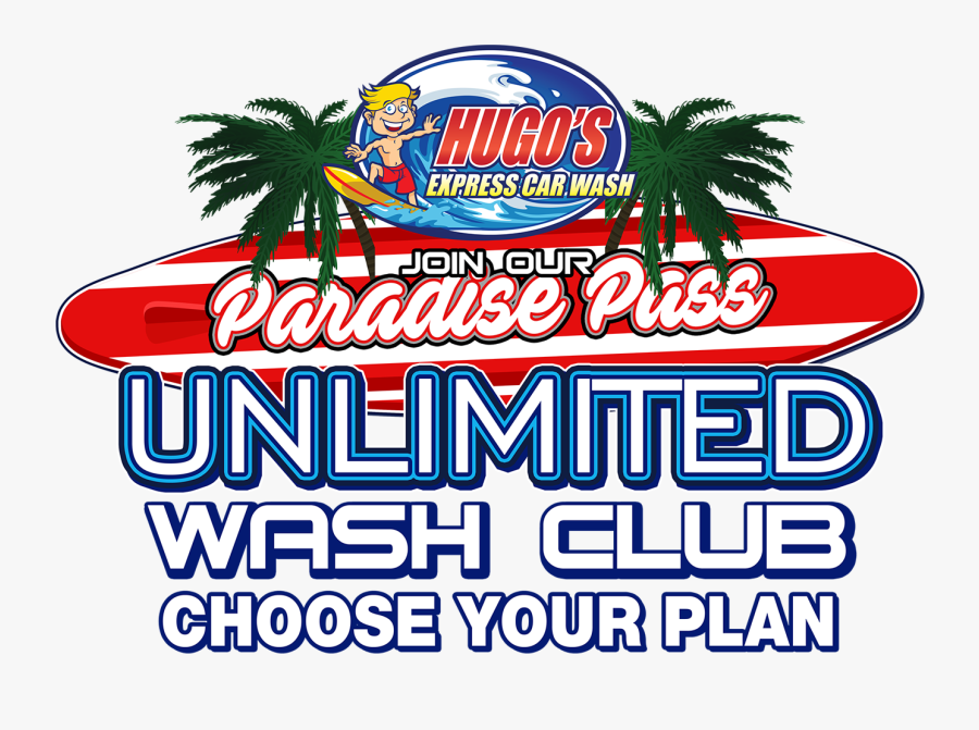 Hugo"s Express Car Wash, Transparent Clipart
