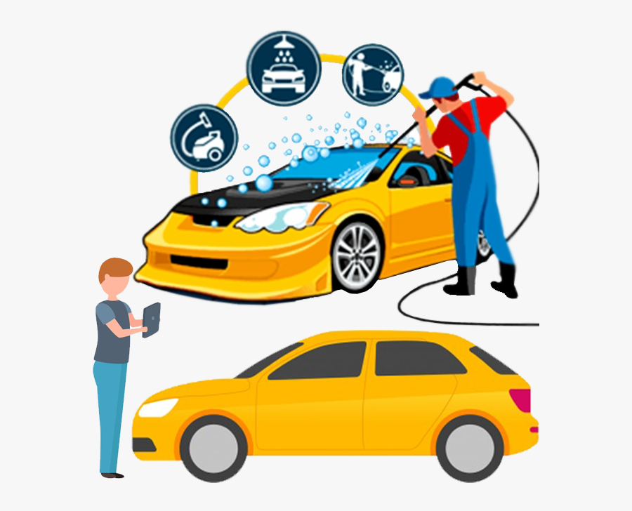 Car-wash App Features - Car Wash Clipart Png, Transparent Clipart