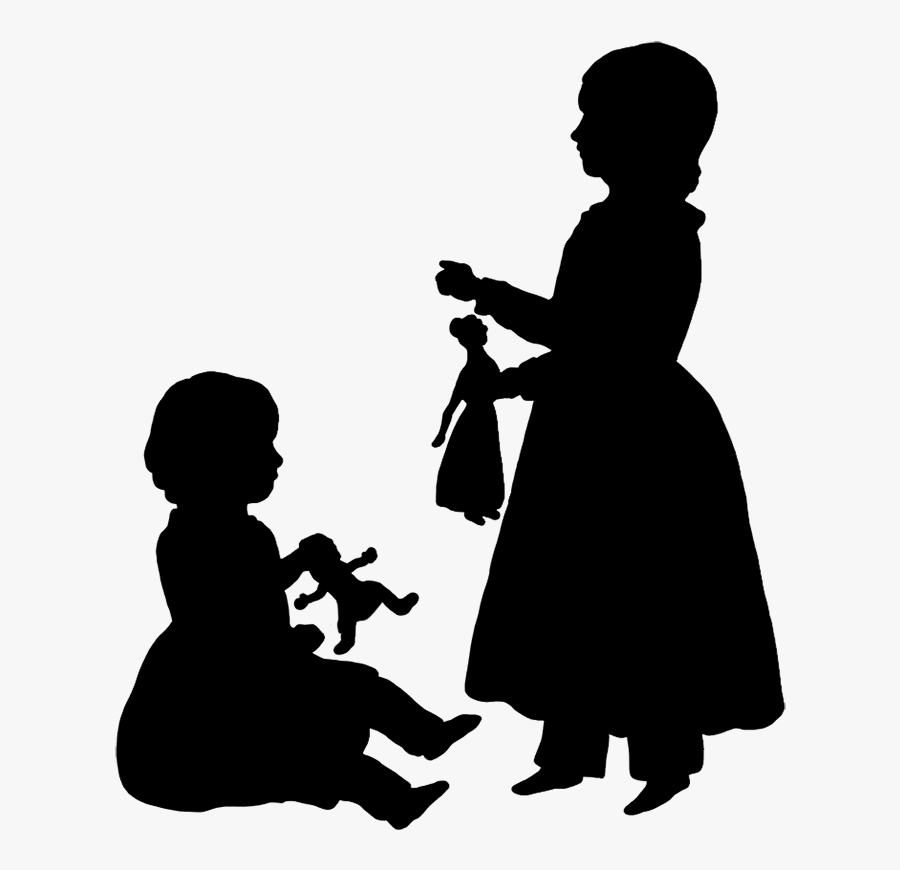 Victorian Silhouette Clipart - Victorian Silhouette Clipart Without Background, Transparent Clipart