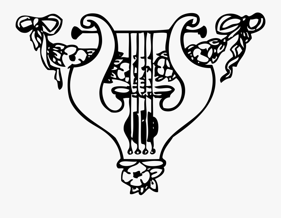 Lyre - Lyre Clip Art, Transparent Clipart