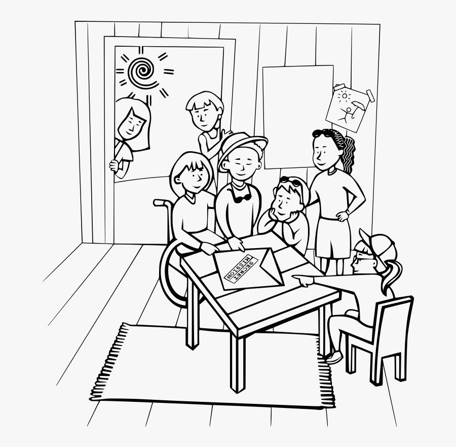 Clubhouse Medium Image Png - Learn Clip Art Black And White, Transparent Clipart