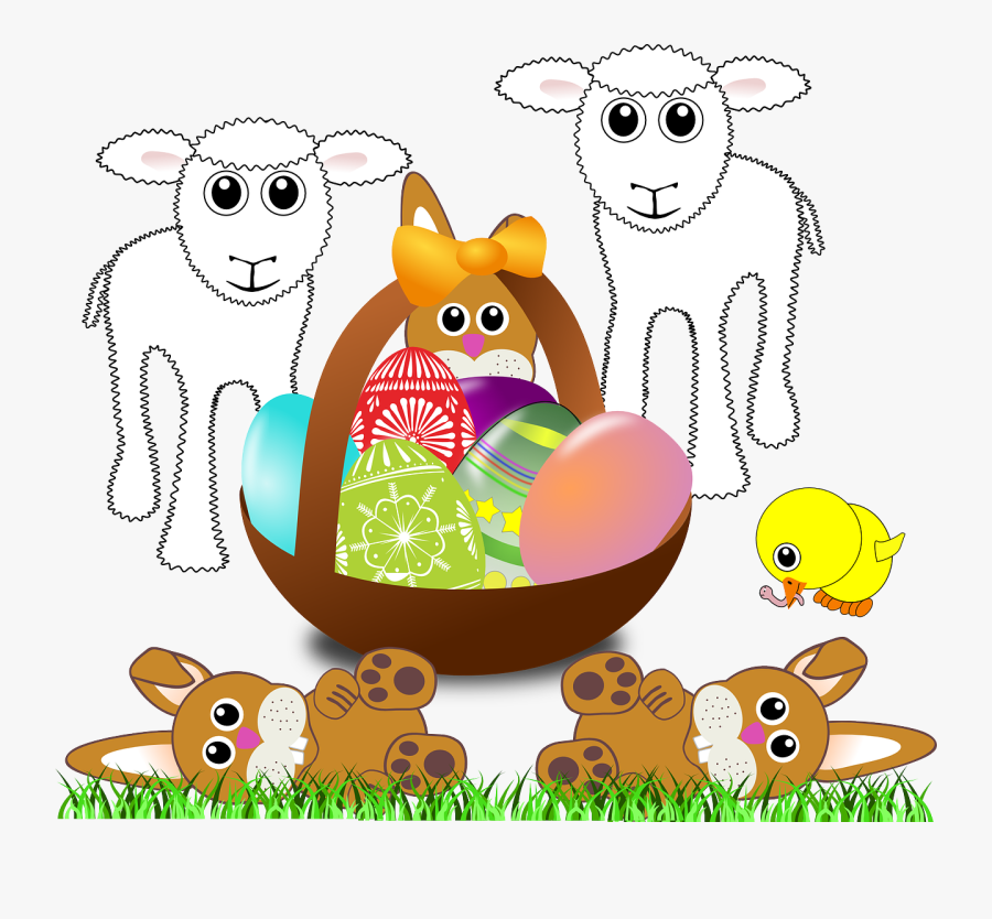 Easter Eggs Clip Art Download - Cartoon Image Of Easter, Transparent Clipart