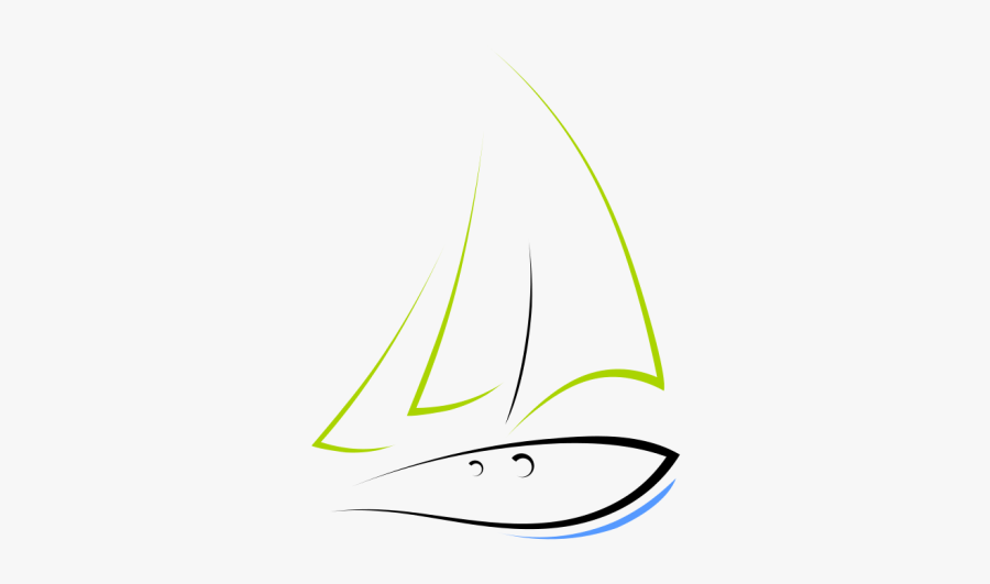 Clip Art Boat Logo Element Png - Sail, Transparent Clipart