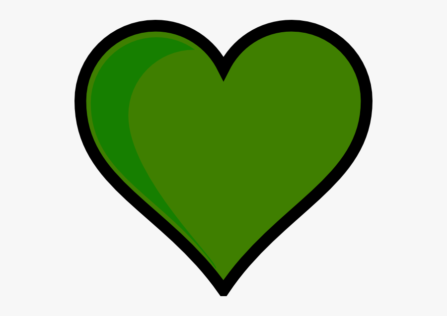 Heart Clipart Transparent Background Free Download - Coração Vermelho Com Contorno Preto, Transparent Clipart