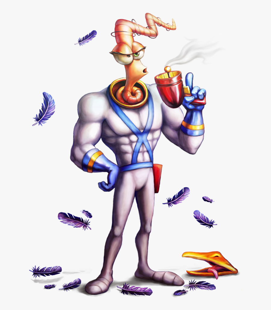 Video Game Earthworm Jim, Transparent Clipart