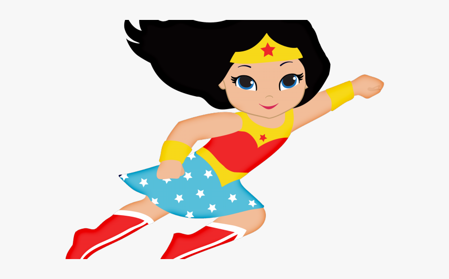 Mujer Clipart Png Baby Wonder Woman Cartoon, Transparent Clipart