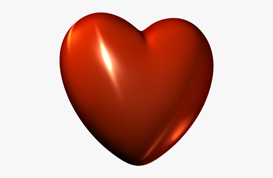 3d Red Heart Clipart - 3d Heart Png, Transparent Clipart