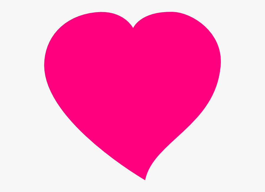 Transparent Pink Heart Outline Clipart - Pink Heart Clipart Free, Transparent Clipart