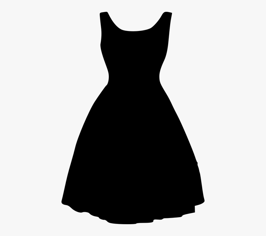 Dress Png - Black Dress Clipart, Transparent Clipart