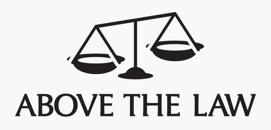Lawyer Scale - Above The Law Logo, Transparent Clipart