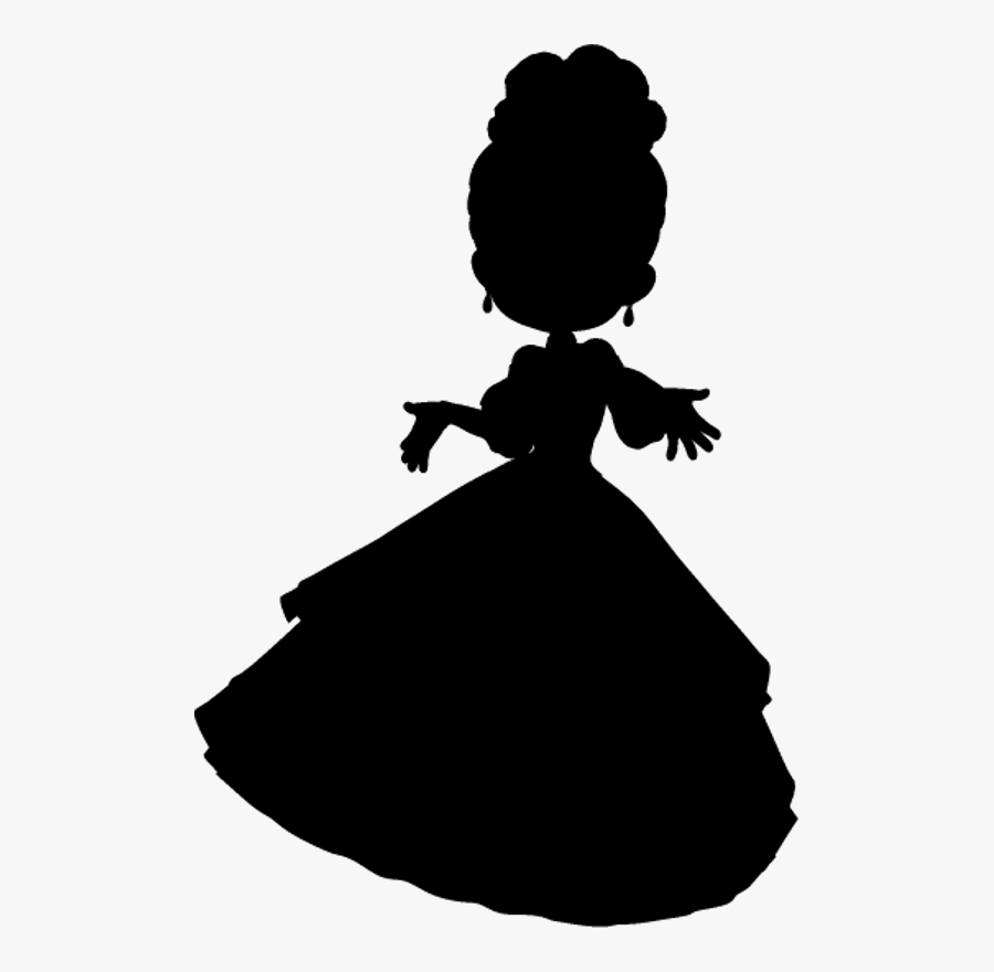 Clip Art Dress Silhouette - Illustration, Transparent Clipart