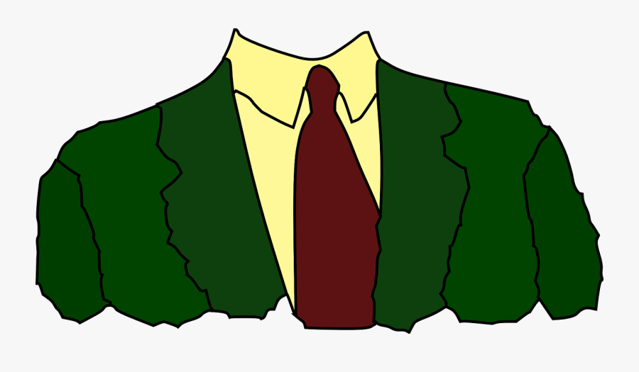 Suit Clipart Shirt Tie - Green Suit Clipart, Transparent Clipart