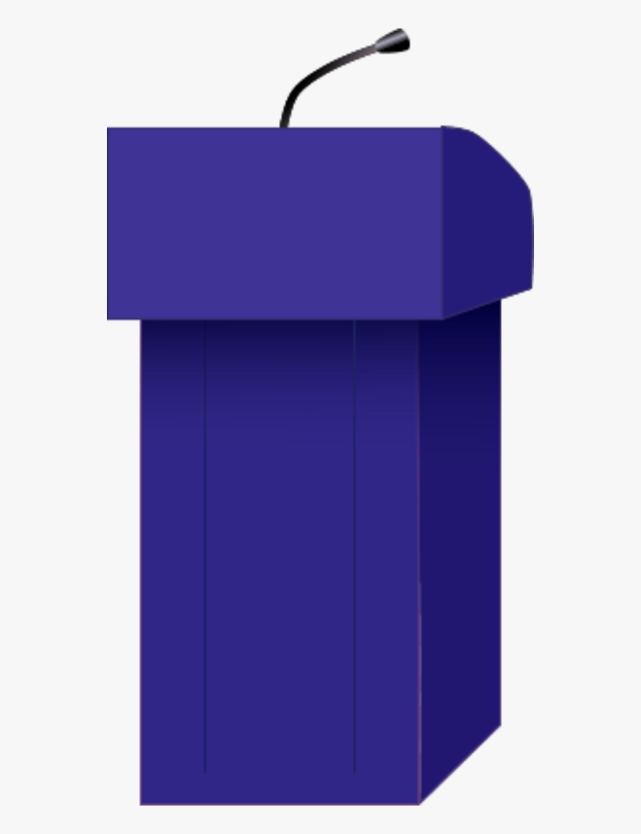 Speaker Podium Vector Clip Art - Paper, Transparent Clipart