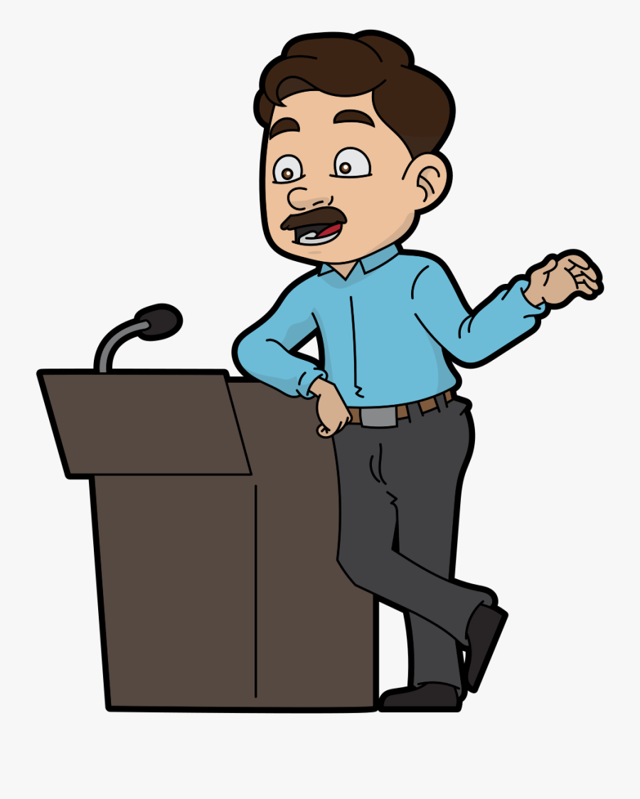 Transparent Speaker Podium Clipart, Transparent Clipart