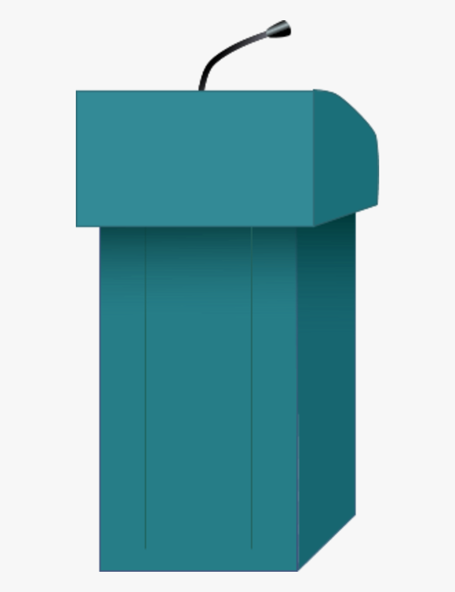 Vector Clip Art - Transparent Background Podium Clipart, Transparent Clipart