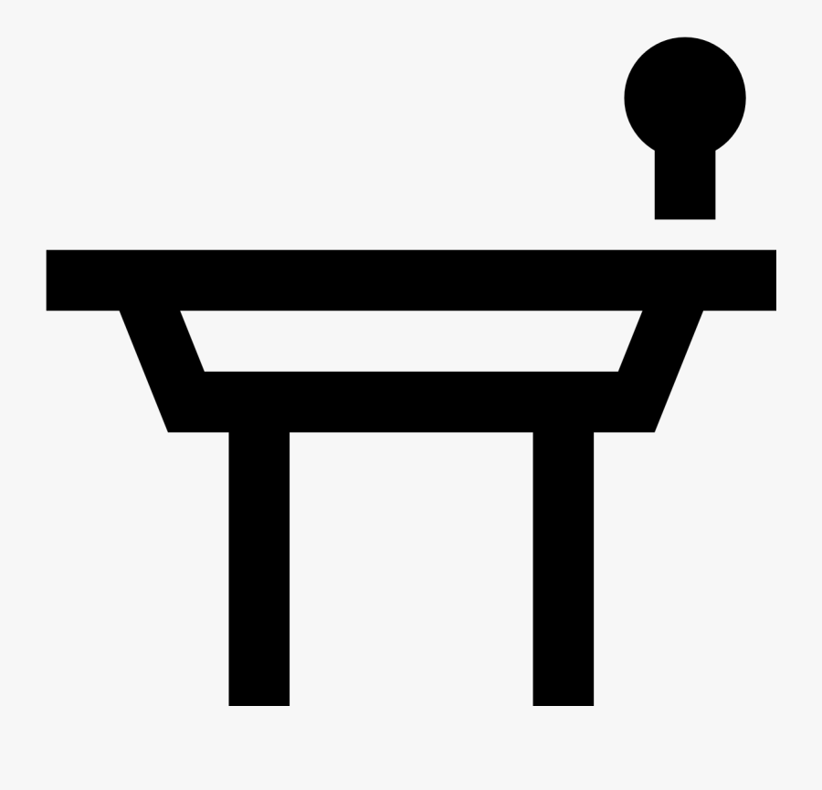 Hd Podium Without Speaker Icon - Speaker On Podium Transparent Icon, Transparent Clipart
