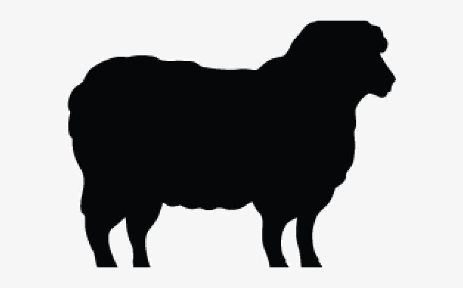 Lamb Clipart Silhouette - Sheep Silhouette Clipart, Transparent Clipart