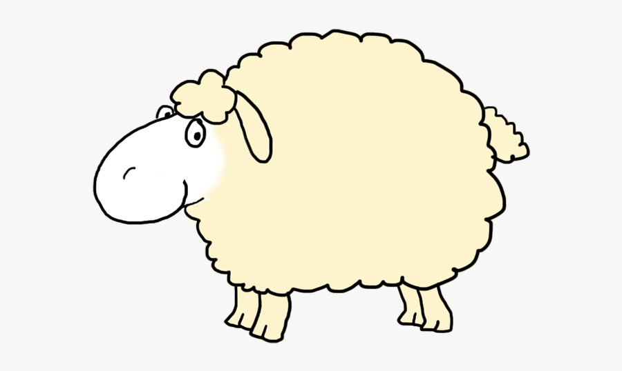 Easter Lamb - Cartoon, Transparent Clipart