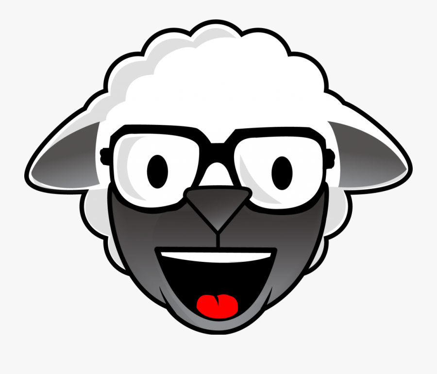 Collection Of Free Drawing - Sheep Face Cartoon, Transparent Clipart