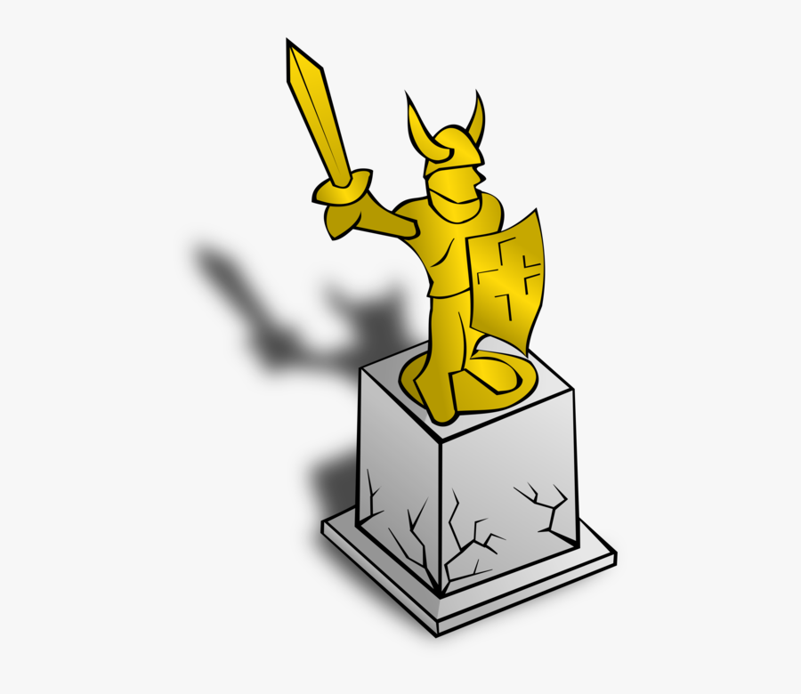 Angle,material,yellow - Statue Clip Art, Transparent Clipart