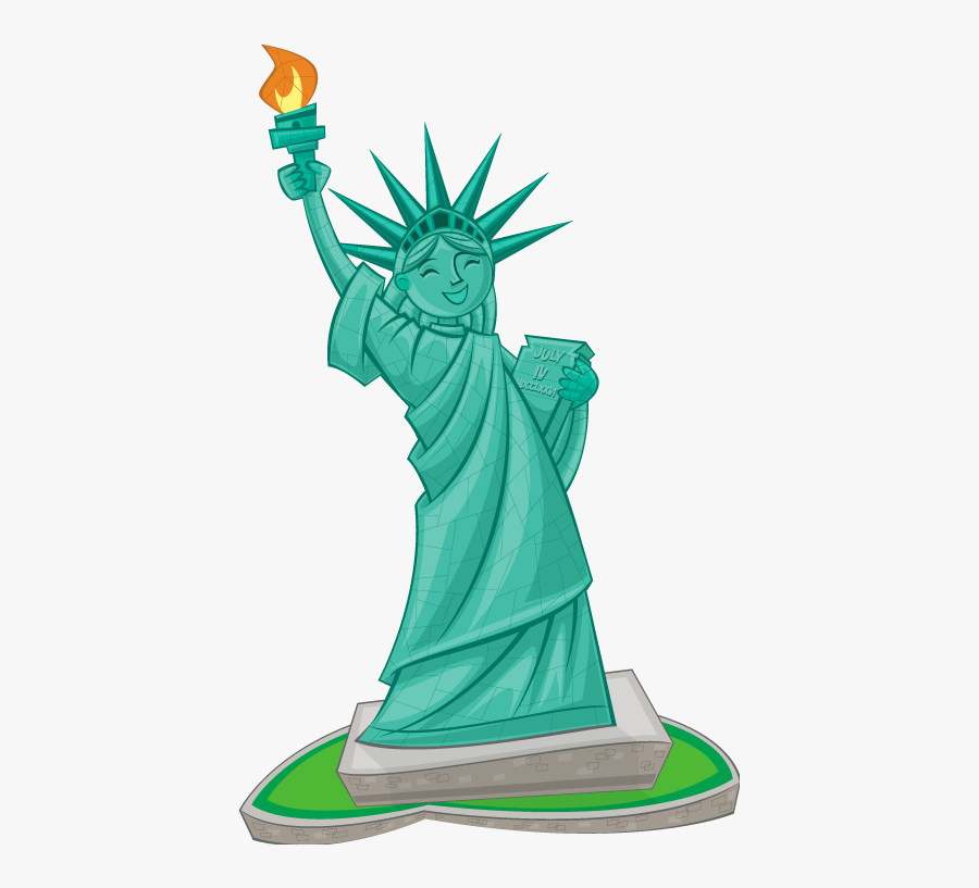 Clip Art Statue Of Liberty Cl - Clipart Statue Of Liberty Cartoon, Transparent Clipart