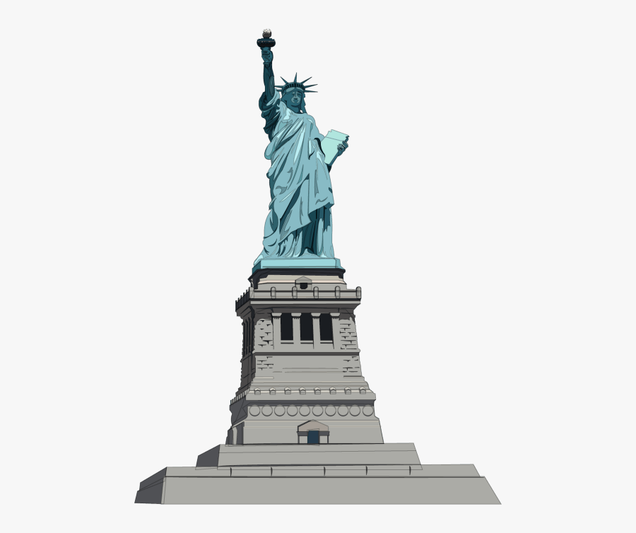 Statue Of Liberty Illustration - Statue Of Liberty, Transparent Clipart