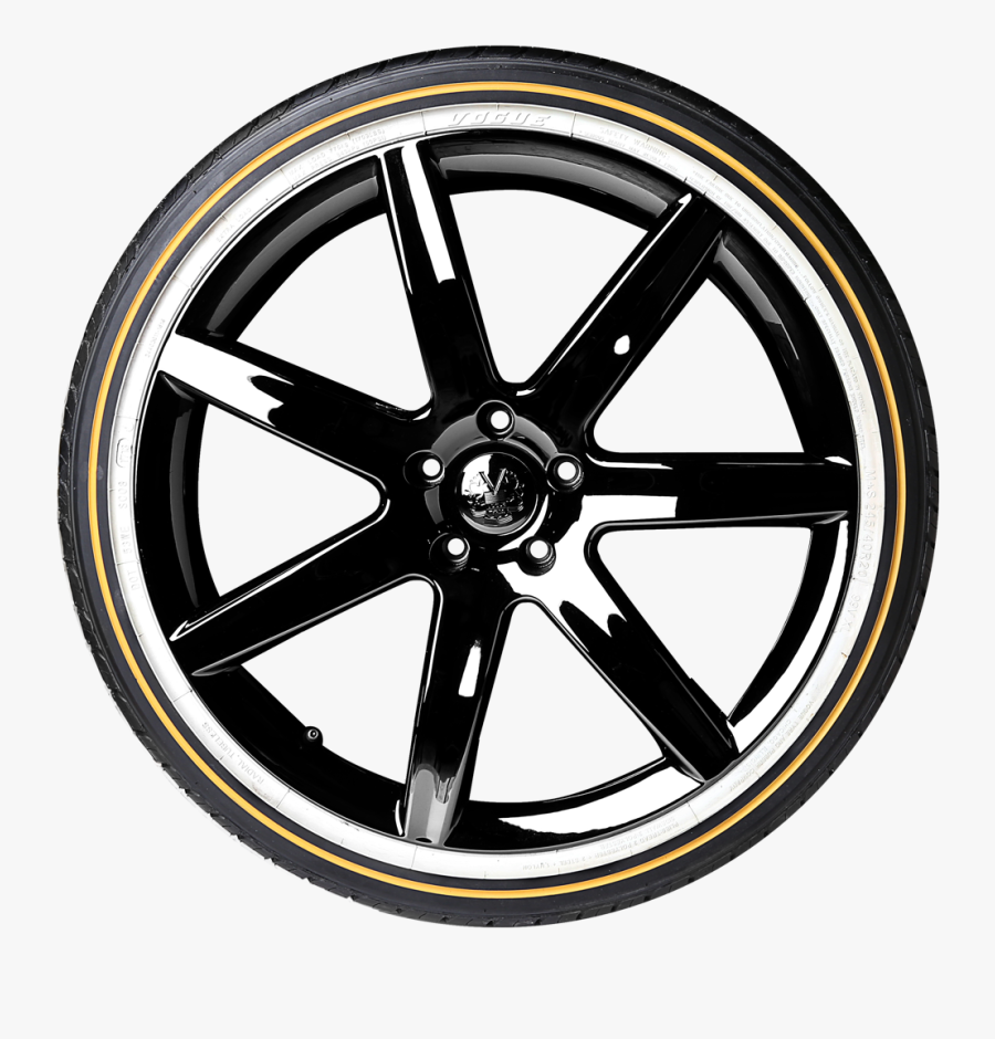 Drawing At Getdrawings Com - Vogue Tires On Black Rims, Transparent Clipart