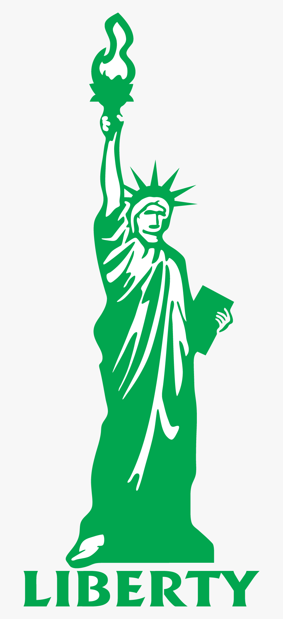 Statue Of Liberty Clip Art - Statue Liberty Vector Png, Transparent Clipart